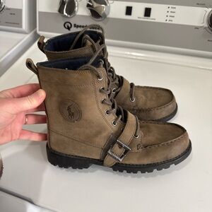 Polo by Ralph Lauren Brown Boys Combat Boots